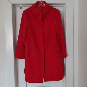 Ann Taylor Vibrant Red Pea Coat